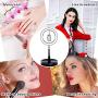 Portable Ring Light with Stand and Phone Holder, 10 inch Dimmable Live Light, 3 Color Modes and 10 Brightness, USB Powered, for Live Streaming, Makeup, Selfie