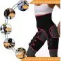 Waist training device, three-in-one waist and thigh trimmer docking lift body shaping and hip belt shaping neoprene thigh shaper, slimming shaping belt high waist sports belt (Rose red, 2XL/3XL) Waist training device, three-in-one waist and thigh trimmer docking lift body shaping and hip belt shaping neoprene thigh shaper, slimming shaping belt high waist sports belt (Rose red, 2XL/3XL)
