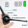 DIGMALL Bluetooth 5.0 Headset for Cell Phones, Trucker Wireless Headset w/Mic, Noise Cancelling on-Ear Bluetooth Headphones for Office PC Skype Call Center, 15H Clear Talk & Music Mute On/Off