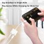 USB C to 3.5mm Jack Headphone Aux Audio Adapter Type C Charger Dongle Converter USBC Earphone Adaptor for Google Pixel 4 4XL 3 3XL 2 2XL, Samsung Note 10/S20, iPad Pro 2020 2019 2018 and More- White