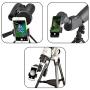 Gosky Telescope Phone Adapter Quick Aligned Cell Phone Digiscoping Adaptor Mount - Compatible with Spotting Scope Binoculars Monocular, Fit Almost All Brands of Smartphones (Big Type)