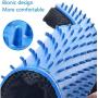 Anlising Pet Brush Glove Pet Grooming Glove Efficient Pet Hair Remover Mitt Enhance Five Finger Design Cat Dogs