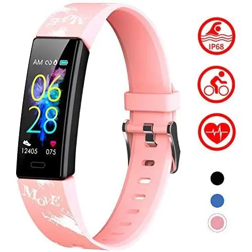 Mgaolo Slim Fitness Tracker for Kids Women,IP68 Waterproof Activity Tracker with Blood Pressure Heart Rate Sleep Monitor,11 Sport Modes Health Smart Watch with Pedometer Alarm Clock,Great Gift Mgaolo Slim Fitness Tracker for Kids Women,IP68 Waterproof Activity Tracker with Blood Pressure Heart Rate Sleep Monitor,11 Sport Modes Health Smart Watch with Pedometer Alarm Clock,Great Gift