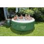 Coleman SaluSpa Inflatable Hot Tub Spa, Green & White