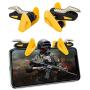 Newseego Mobile Game Controllers, [Upgraded Version] Phone Trigger Key Mobile Shooter Sensitive Aim & Fire Buttons Joystick for Knives Out/Rules of Survival L1R1 for iOS Android Phone