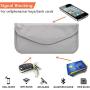 Faraday Bag,RFID Signal Blocking Bag(2 Pack) Shielding Pouch Wallet Case for Cell Phone Privacy Protection and Car Key FOB, Anti-Tracking Anti-Spying (Silver) Faraday Bag,RFID Signal Blocking Bag(2 Pack) Shielding Pouch Wallet Case for Cell Phone Privacy Protection and Car Key FOB, Anti-Tracking Anti-Spying (Silver)