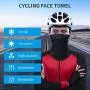 Comfort Gel Bike Seat Cover with Bike Phone Mount, Water&Dust Resistant Cover, Face Cover Scarf, Arm Sleeves, Reflective Band - 6 in 1 Cycling Accessories for Mountain and Road Cycling