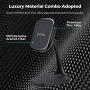 PITAKA New MagEZ Mount Qi Desktop Smartphone Charging Stand Magnetic Fast Wireless Charger Indoor Use Aramid Fiber Carbon Style 360° Rotatable Black (for PITAKA MagEZ Case only)