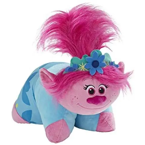 Pillow Pets DreamWorks Poppy Stuffed Animal – Trolls World Tour Plush Toy, Pink (01203603B) Pillow Pets DreamWorks Poppy Stuffed Animal – Trolls World Tour Plush Toy, Pink (01203603B)
