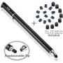Bargains Depot 2-in-1 Stylus Touch Screen Pen for iPhone, Ipad, iPod, Tablet, Galaxy and More with 20Pcs Rubber Tips (Black) Bargains Depot 2-in-1 Stylus Touch Screen Pen for iPhone, Ipad, iPod, Tablet, Galaxy and More with 20Pcs Rubber Tips (Black)
