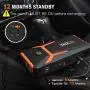 TACKLIFE T8 800A Peak 18000mAh Car Jump Starter (up to 7.0L Gas, 5.5L Diesel Engine) with LCD Screen, USB Quick Charge, 12V Auto Battery Booster, Portable Power Pack with Built-in LED Light TACKLIFE T8 800A Peak 18000mAh Car Jump Starter (up to 7.0L Gas, 5.5L Diesel Engine) with LCD Screen, USB Quick Charge, 12V Auto Battery Booster, Portable Power Pack with Built-in LED Light