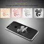 Cartoon Phone Ring Stand Holder (BLACK&ROSEGOLD) 360 Rotation Cell Phone Grip for Apple Iphone X/8 7 Plus 6 6S 5 5S Samsung Galaxy Note, Tablet and Ipad pipigo[2 Pack]