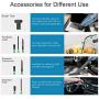 Handheld Vacuum, Handheld Vacuum Cleaner Cordless 8Kpa Strong Suction Powered by Li-ion Battery Rechargeable Quick Charge Tech, Mini Vacuum for Home and Car