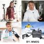 Lavalier Wireless Microphone for Smartphone Camera GoPro, BOYA Universal Lapel Mic for GoPro Hero3 Hero3+ Hero4 iPhone X 8 8 Plus iPad Tablet DSLR Camera Podcast Vlogging Street Interviews YouTube