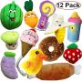 Jalousie 12 Pack Dog Squeaky Toys Cute Pet Plush Toys Stuffed Puppy Chew Toys for Small Medium Dog Puppy Pets - Bulk Dog Toys Jalousie 12 Pack Dog Squeaky Toys Cute Pet Plush Toys Stuffed Puppy Chew Toys for Small Medium Dog Puppy Pets - Bulk Dog Toys
