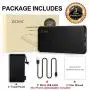GETIHU Power Bank, 13000 mAh Portable Charger, 4.8A High-Speed 2 USB Ports Battery Pack External Battery with Flashlight, Compatible with iPhone Xs X 8 7 6S 6 Plus Samsung Note 9 S9 iPad Tablet Etc