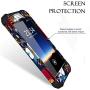 Hocase iPhone 8 Plus Case, iPhone 7 Plus Case, Heavy Duty Shockproof Protection Hard Plastic+Silicone Rubber Hybrid Protective Case for iPhone 7 Plus/iPhone 8 Plus - Creative Flowers