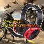 SADES R17 Gaming Headset for PS4 Controller,Xbox One,PC,Laptop,Mac,Tablet,Smartphone,Over Ear Noise-canceling Gaming Headphones with Mic for Nintendo Switch Games(Black&Red)