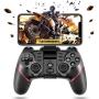 PTTPRY Wireless Bluetooth Android Game Controller Mobile Gaming Controller Gamepad Joystick Compatible for iOS/Android Phone/PC Windows/Smart TV/TV Box/ PS3（Does not Support iOS 13.4）
