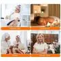 ETE ETMATE Sauna Blanket, 2 Zone Digital Heat Sauna Slimming Blanket, Upgraded Zipper Version Controller Body Shaper Weight Loss Anti Ageing Beauty Machine(Silver) ETE ETMATE Sauna Blanket, 2 Zone Digital Heat Sauna Slimming Blanket, Upgraded Zipper Version Controller Body Shaper Weight Loss Anti Ageing Beauty Machine(Silver)