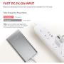 Yoobao Portable Charger 10000mAh Slim Power Bank Powerbank External Cell Phone Battery Backup Charger Battery Pack Dual Input Compatible iPhone 11 X XR Xs Max 8 7 Plus Android Samsung - Gray