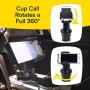 Official As Seen On TV Cup Call Cup Holder Phone Mount for Car by BulbHead - Adjustable Cell Phone Holder Fits Any Phone in Any Cup Holder - Rotates 360°, Tilts & Moves Left or Right