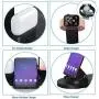 LUKKAHH Wireless Charger, 4 in 1 Wireless Charging Station for Apple Watch and Airpods Pro, Charger Stand for Multiple Devices, Qi Fast Wireless Charging Dock for iPhone 11/11 Pro Max/X/XS/XS/8/8 Plus