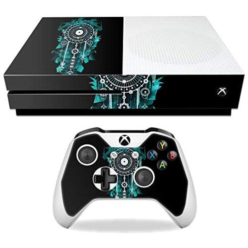 MightySkins Skin Compatible with Microsoft Xbox One S - Geo Dream Catcher | Protective, Durable, and Unique Vinyl Decal wrap Cover | Easy to Apply, Remove, and Change Styles | Made in The USA