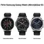 V-MORO Nylon Strap Compatible with Galaxy Watch 46mm Bands/Gear S3 Frontier Band Black Men 22mm Soft Breathable Woven Loop Replacement for Samsung Galaxy Watch 46mm/Gear S3 Smartwatch