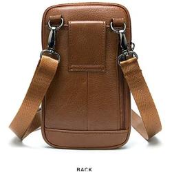 NKns Gifts for Men Mens Pockets Casual Light Vertical Mobile Phone Bag Belt Bag Mobile Phone Bag Mens Gadgets