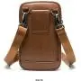 NKns Gifts for Men Mens Pockets Casual Light Vertical Mobile Phone Bag Belt Bag Mobile Phone Bag Mens Gadgets