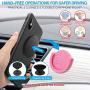 Phone Grip Holder for Socket, pop-tech 2 Pack Silicon Car Mount for Expanding Phone Stand with Strong 3M Adhesive Double Sided Tapes for Dashboard, Desk, Wall, Home, Office and More Pink