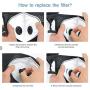 Reusable, Washable Facial Nylon Covering - Includes 5Pcs Filters