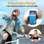 Wristband Phone Holder for iPhone XR/11/X/8 Plus/8/7/6 Plus/iPod Touch, Detachable Sports Wristband for Androids, Samsung Galaxy, all 4-6.5Phones, 360°Rotatable with Key Holder Wristband Phone Holder for iPhone XR/11/X/8 Plus/8/7/6 Plus/iPod Touch, Detachable Sports Wristband for Androids, Samsung Galaxy, all 4-6.5Phones, 360°Rotatable with Key Holder