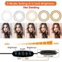 Ring Light with Stand, LED Selfie Ring Light YouTube Video Makeup Phone, 2020 Newest for YouTube Video/Photography
