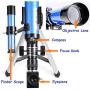 MaxUSee Kids Telescope 400x40mm with Tripod & Finder Scope, Portable Telescope for Kids & Beginners, Travel Scope with Moon Mirror, Stars & Moon map Included