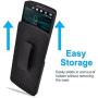 Rome Tech LG V20 Case, Protective Slim Cell Phone Case with Kickstand Clip Holster for LG V20 - Black