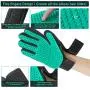 Pet Hair Remover Glove for Cat Dog, Pet Grooming Glove for Dog Cat Brush Gentle Shedding and Grooming Pet Supplies Massage Mitt Enhanced Five Finger Design Efficient for Long & Short Fur Pet, 1 Pair