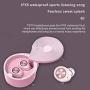 Wireless Earbuds, Bluetooth 5.0 Touch Control Sport Waterproof Headphones, Noise Canceling Stereo Earphones with Charging Case, Headsets Compatible with iPhone Android (Pink)