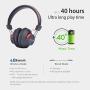 Avantree Audition 40 hr Bluetooth Over Ear Headphones with Microphone for PC Computer Phone Call, aptX HiFi Stereo, Comfortable Wireless Headset with Mic for Home Office Conference, Skype, with NFC