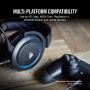 CORSAIR HS50 - Stereo Gaming Headset - Discord Certified Headphones - Designed to Work with Playstation 4 (PS4) - Blue