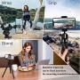 Phone Tripod, YeahWhee Flexible Cell Phone Selfie Stick Tripod Camera Tripod Stand Holder with Bluetooth Remote and Foldable Phone Clip for iPhone, Android Phone, Compatible with Sports Camera Gopro