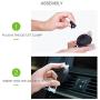 REDSHINE Car Mount Phone Holder Automatic Locking Universal Air Vent GPS Cell Phone Holder for Car for iPhone X/8/7/7P/6s/6P/5S, Galaxy S5/S6/S7/S8/S9,Note8 Google, LG, Huawei and More(Black2)