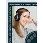 Artix CL750 Foldable Noise Isolating On Ear Headphones Wired with Microphone and Volume Control, Stereo Head Phones Corded with Adjustable Headband for Computer, Laptop and Cell Phone (Black)