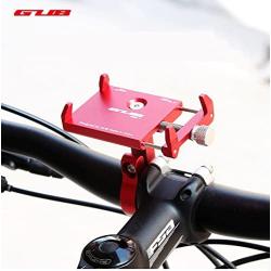 GUB PRO1 Universal Alloy Bike Cell Phone Holder Aluminum Bicycle Handlebar Phone Support for 3.5-6.2inch Bike Bracket Mount