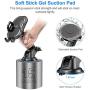 Cell Phone Holder for Car - RAXFLY Windshield Air Vent Car Phone Mount 360 Degree Rotation Suction Cup Dashboard Phone Holder Car Mount Compatible with iPhone 11 8 Plus X XR Max Samsung Note 10 Plus