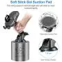 Cell Phone Holder for Car - RAXFLY Windshield Air Vent Car Phone Mount 360 Degree Rotation Suction Cup Dashboard Phone Holder Car Mount Compatible with iPhone 11 8 Plus X XR Max Samsung Note 10 Plus