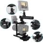 CAMVATE Camera Cage Rig Top Handle Tripod Mount Plate for Canon Nikon Sony Panasonnic(Red)