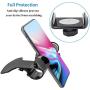 Dashboard Clip Car Phone Holder Mount with 360-Degree-Rotation for iPhone Xs Max/Xr/Xs/X / 8 Plus / 8/7 Plus / 7s / 6s / 5s, Samsung Glaxy and Note Series and More Cell Phones