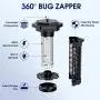 flashvin Bug Zapper Mosquito Zapper Fly Killer with a Replace Bulb, Waterproof Fly Trap Outdoor Indoor Insect Catcher for Home Backyard Patio Garden (Black) flashvin Bug Zapper Mosquito Zapper Fly Killer with a Replace Bulb, Waterproof Fly Trap Outdoor Indoor Insect Catcher for Home Backyard Patio Garden (Black)